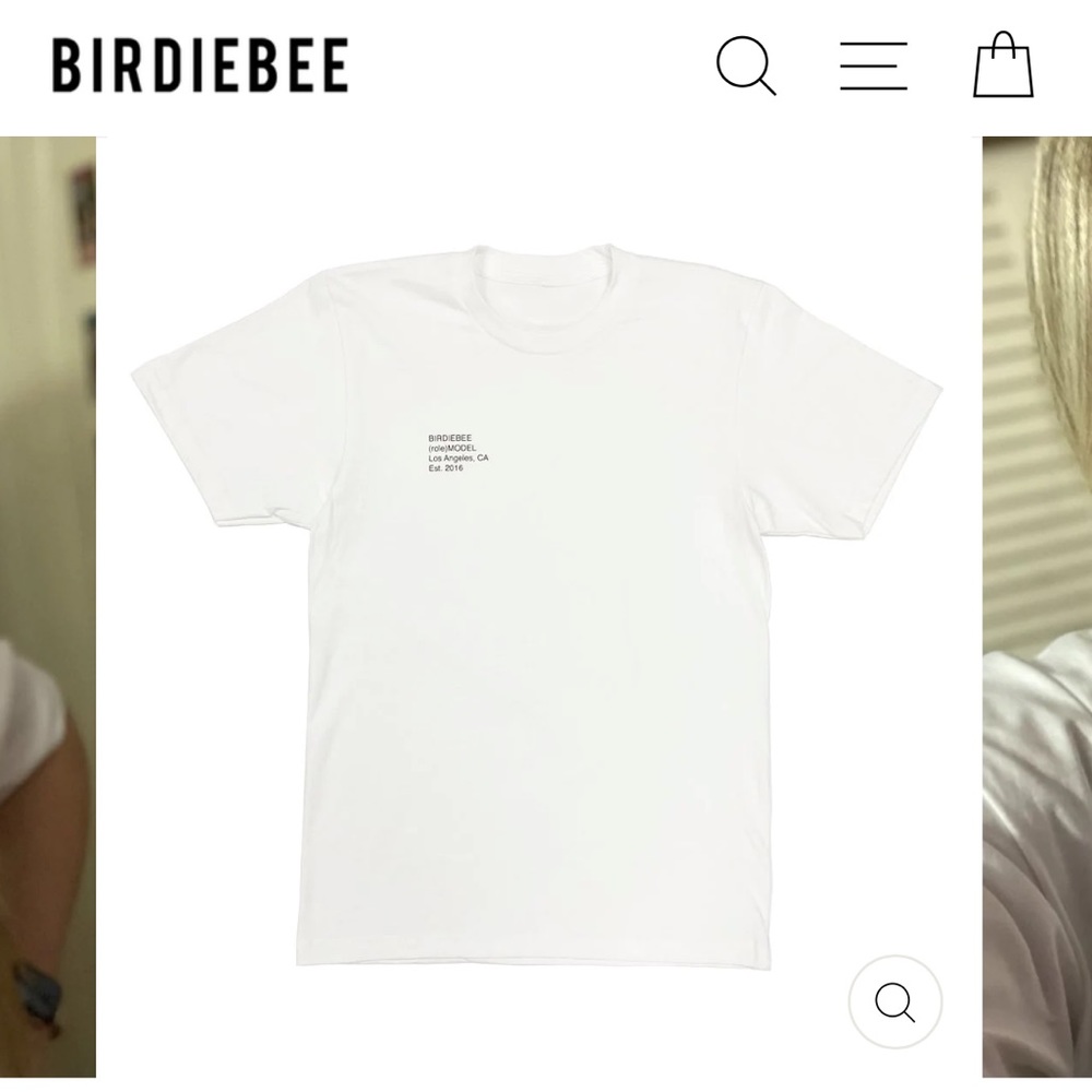 BirdieBee Official Role Model Everyday Tee NEW with Tags Size XL - Picture 8 of 9